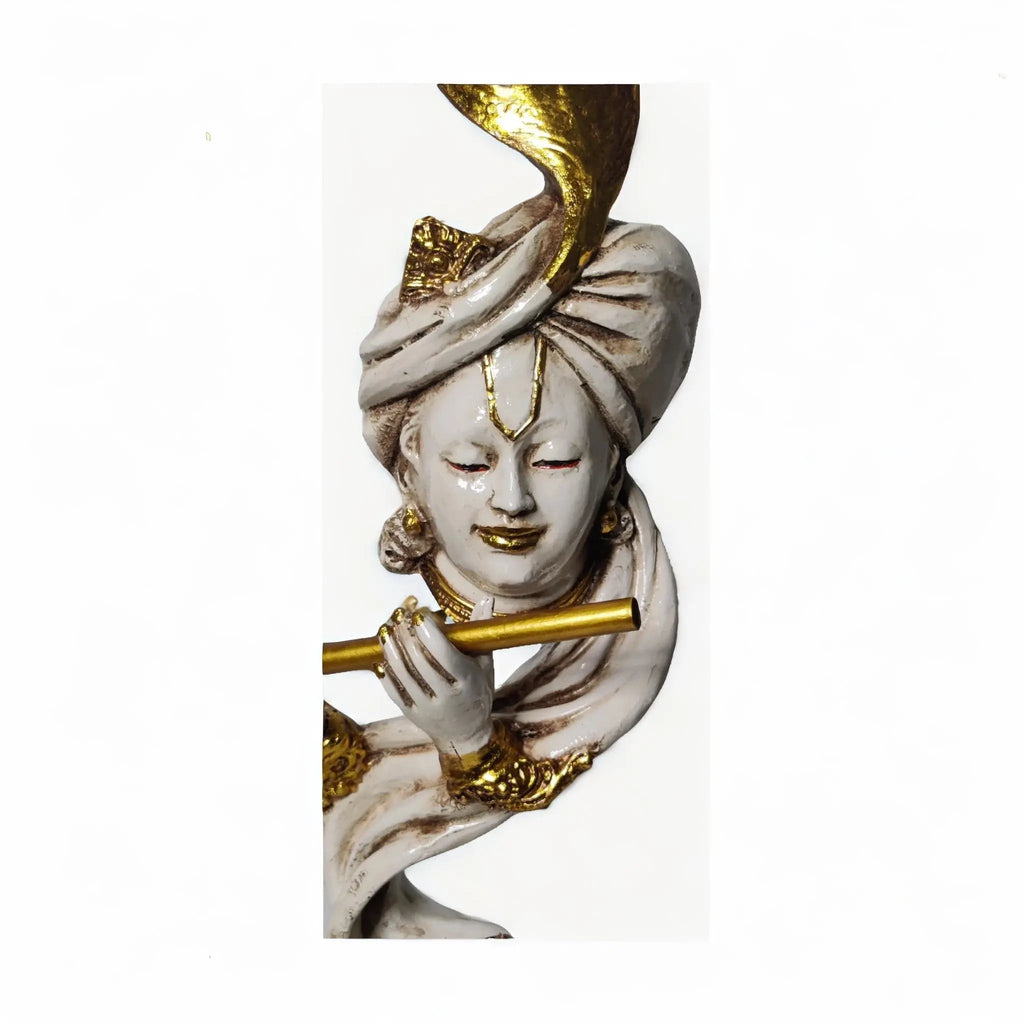 Handcrafted Krishna Statue with Flute WINNKRAFT