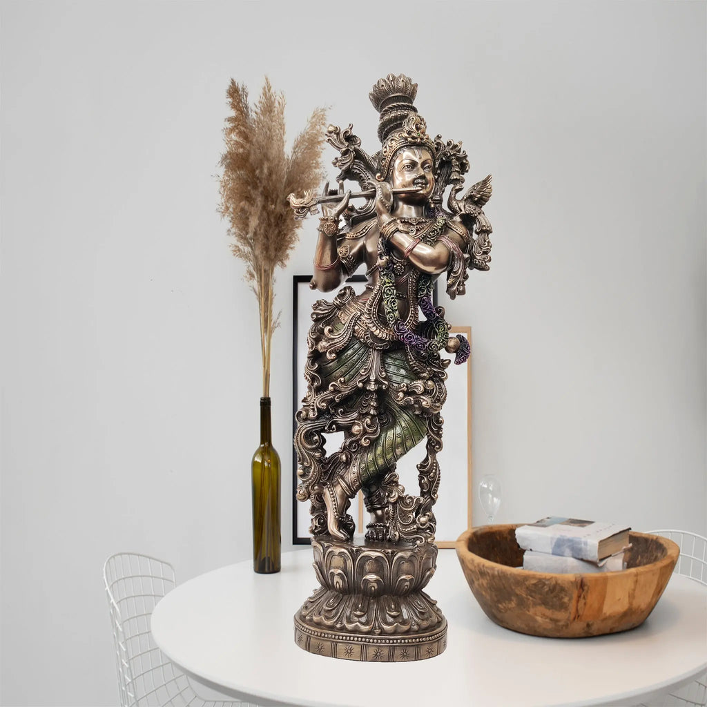 Idol Krishna in Bronze WINNKRAFT