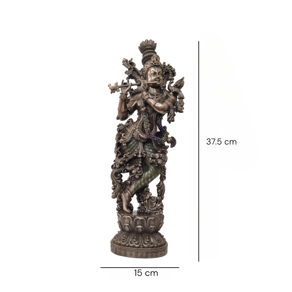 Idol Krishna in Bronze WINNKRAFT