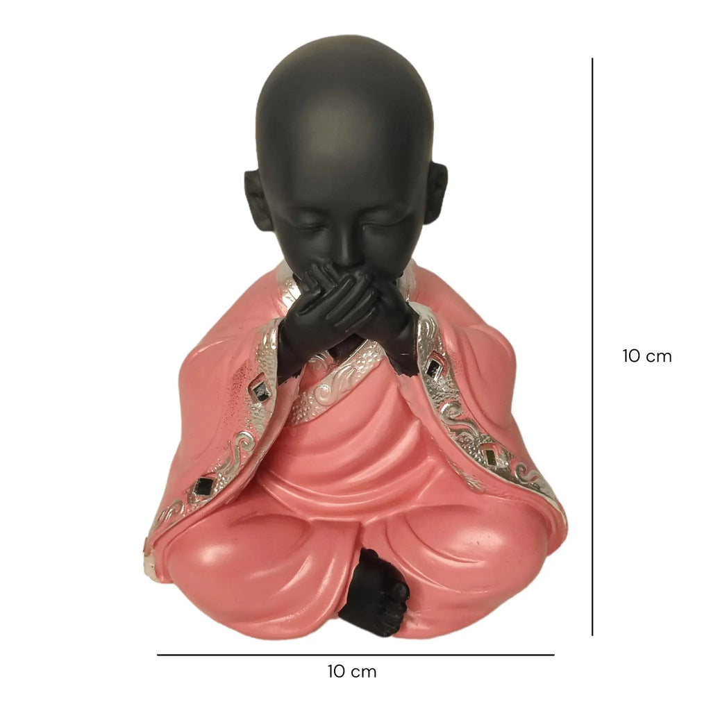 POLYRESIN MONK (SET OF 3) WINNKRAFT